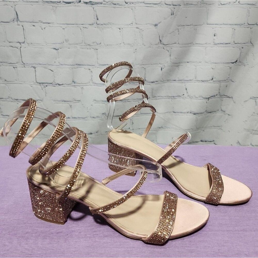 Charlotte-russe Women's Pink and Gold Courts
